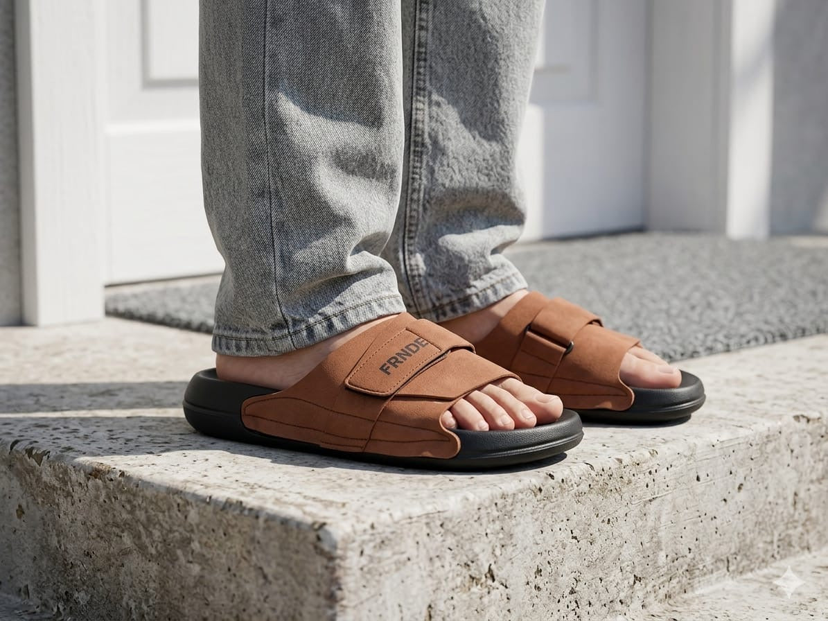 Frnde Suede Slides