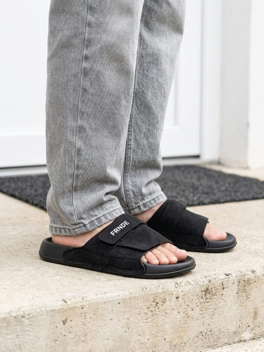 Frnde Suede Slides