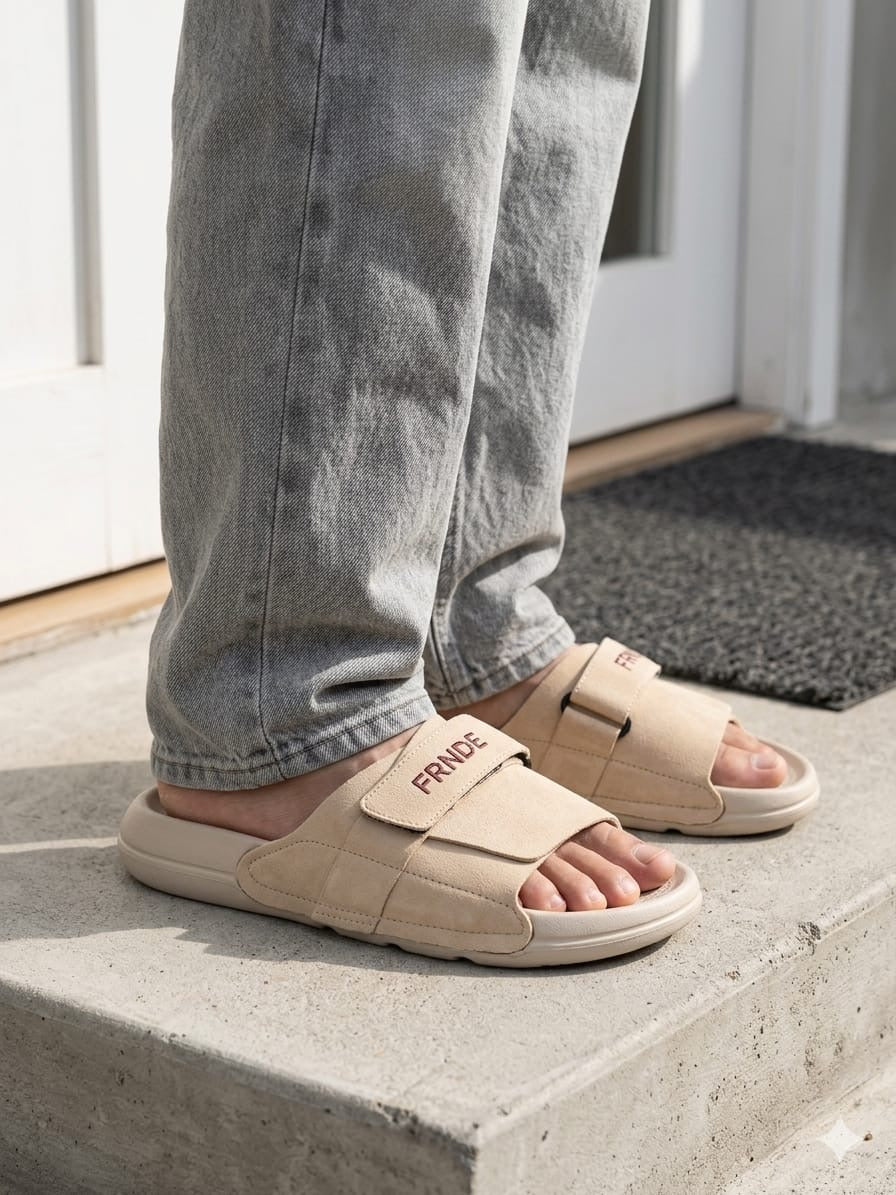 Frnde Suede Slides